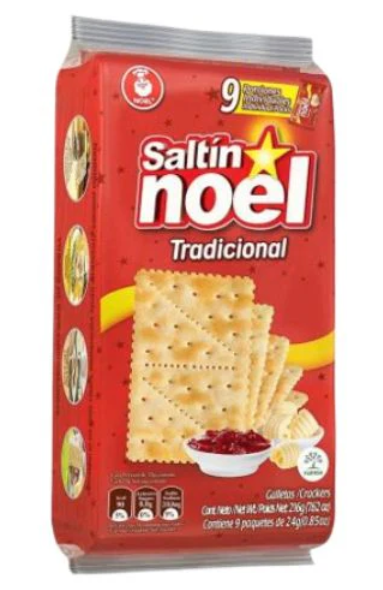 Galletas Saltin Noel Tradicional x 9 unid 216 gr Food