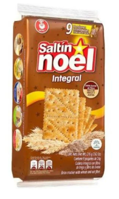 Galletas Saltin Noel Integral 9 Porciones 216 gr Food