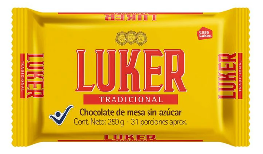 Chocolate Luker tradicional amargo x224gr