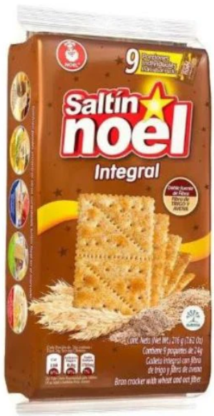 Galletas Saltin Noel Integral 9 Porciones 216 gr Food