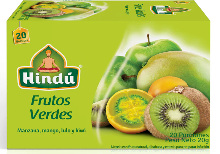 HINDU Infusion Frutal Frutos Verdes x20