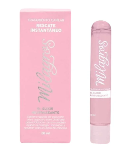 Milagros Tratamiento Capilar Rescate Instantaneo Ampolleta Elixir