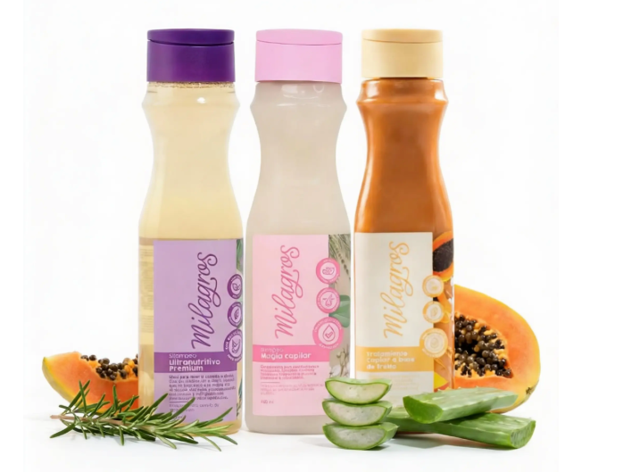 Milagros Shampoo ultra-nutritivo, Milagros Shampoo Magia Capilar y Milagros Tratamiento a base de frutas (3 pack)