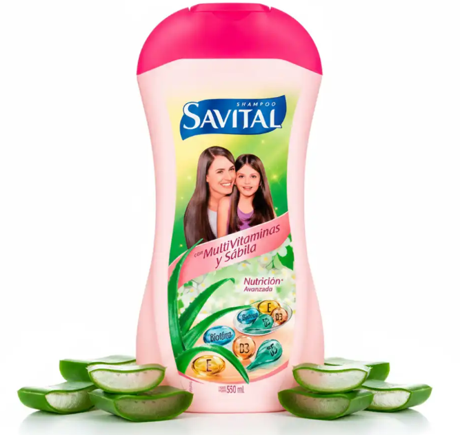 Savital shampoo con multivitaminas 510mL