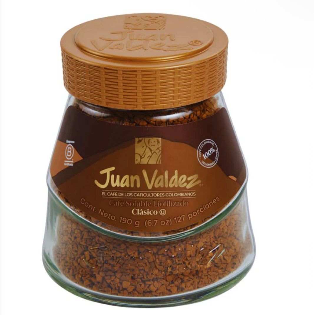 Cafe Juan Valdez soluble liofilizado Clasico 95 gr (1 pack)
