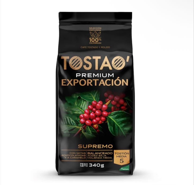 TOSTAO Cafe Premium Exportación Gourmet X 340gr