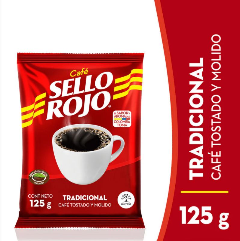 Sello rojo cafe tradicional x125gr