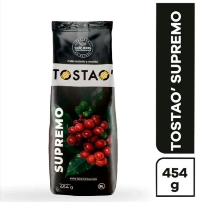Cafe Tostao Supremo Molido 454g