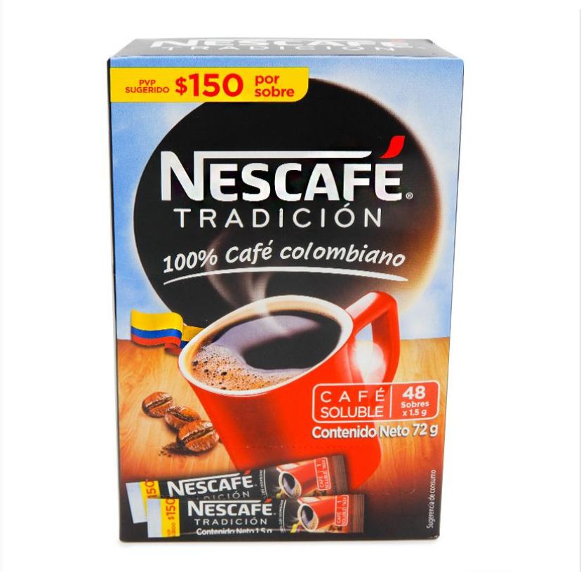 Nescafe Cafe tradicion x48uni x105g c/u