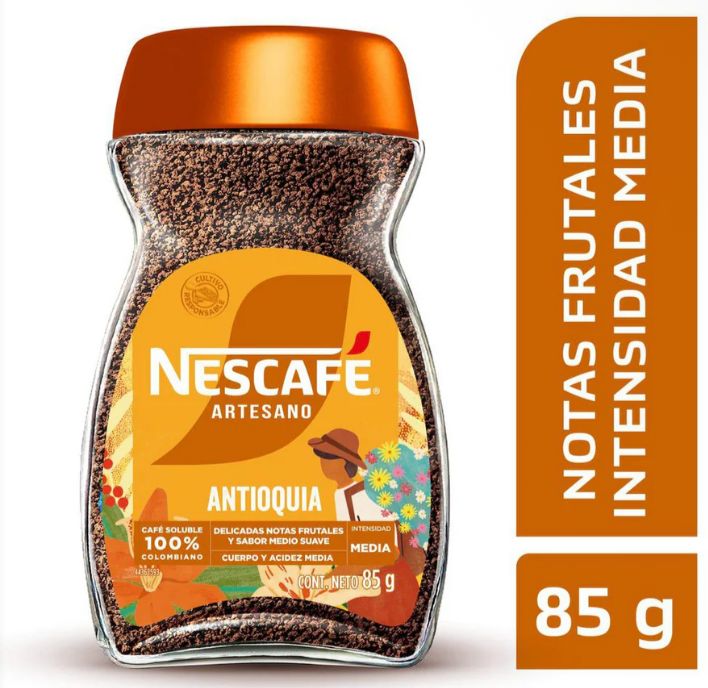 NESCAFE CAFE ARTESANO ANTIOQUIA (85 gr)