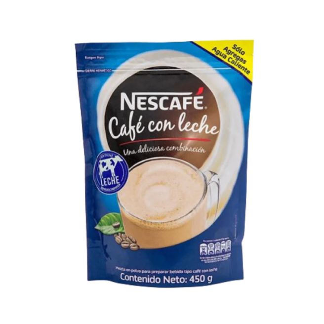 Nescafe cafe con leche soluble x450gr