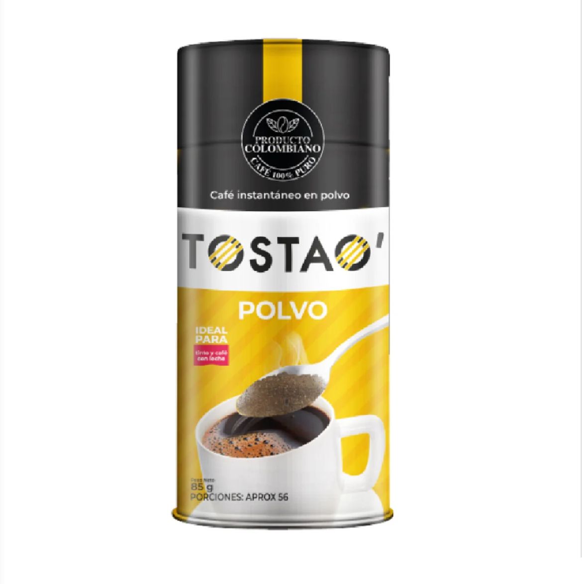 Tostao cafe instantaneo en polvo x85gr