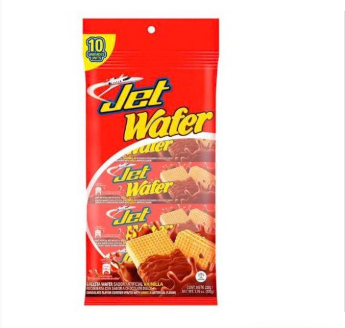 Galleta Wafer x 10 unidades x 220gr