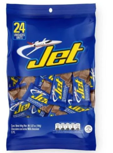 Mini Jet chocolate bar x 24 - 144oz food
