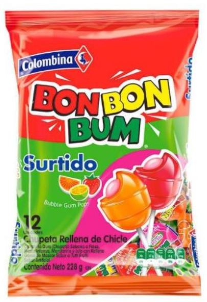 BonBonBum Surtido Colombina 12 Unidades Snack