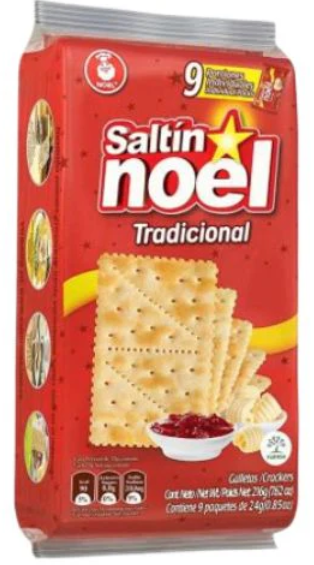 Galletas Saltin Noel Tradicional x 9 unid 216 gr Food