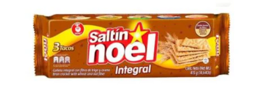 Galletas Saltin Noel Integral x 3 unid 415 gr Food