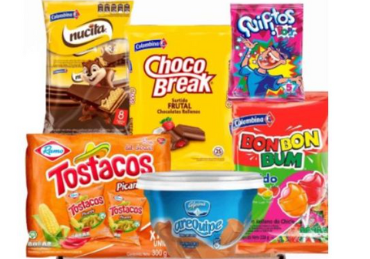 Colombian Gift kit - Galleta nucita cubierta de chocolate x 8 un, Chocobreak surtido x 30un, Bolsa de Quipitos x 5 un, Tostacos x 12, Arequipe x 250gr, Bon Bon Bum x 12 Surtido