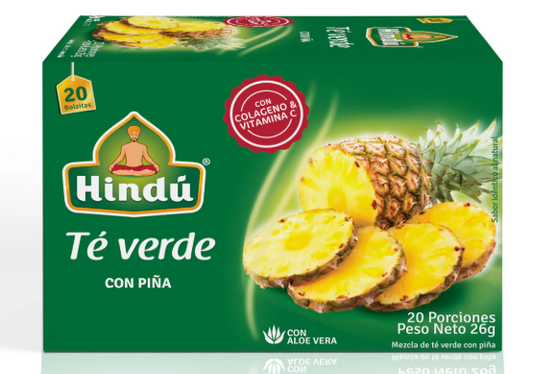 HINDU Te Verde con Pina x20unidades