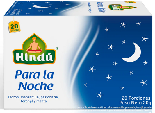 HINDU Infusion Saludable Para la Noche x20unidades