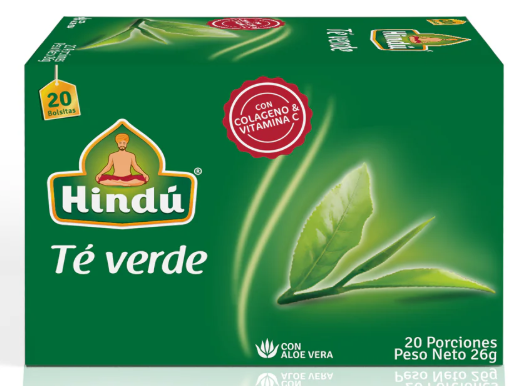 HINDU Te Verde Clasico Hindu x20 unidades
