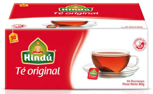 HINDU Te Negro Original x50unidades