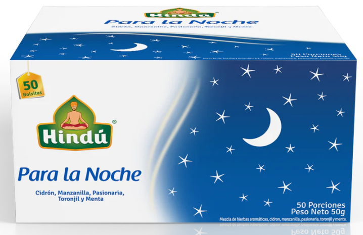 HINDU Infusion Saludable Para la Noche x50unidades