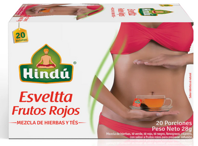 Aromatica HINDU Esveltta Frutos Rojos x20unidades