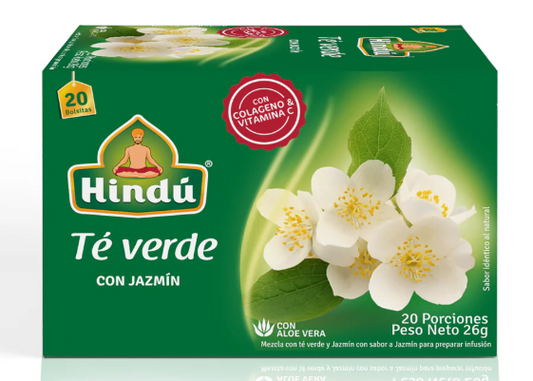 HINDU Te Verde Jazmin x20unidades