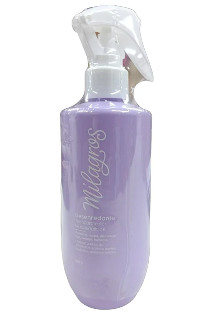 Milagros Desenredante Temoprotector Multibeneficios morado 250gr
