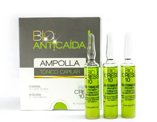 Biocress 10 Ampolla Bioanticaida (12 Pack)