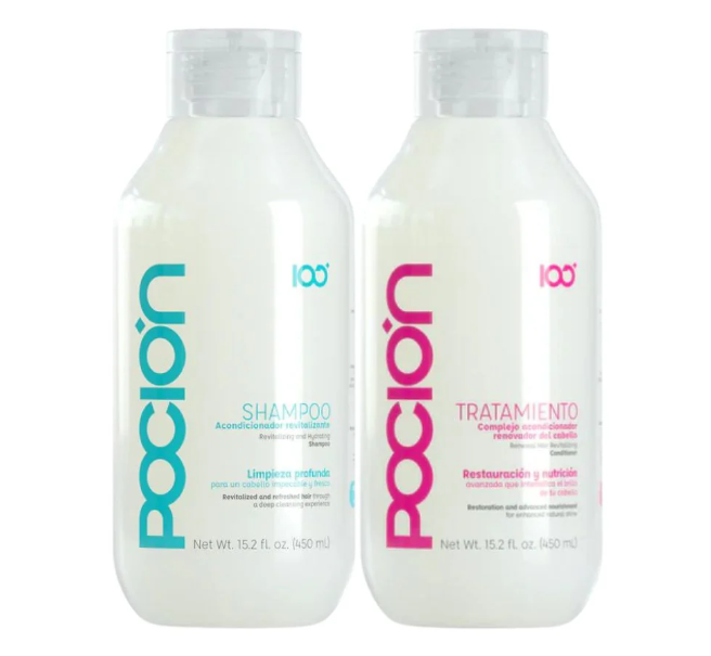 La Pocion Shampoo capilar y La Pocion Tratamiento para el cabello (2 pack)