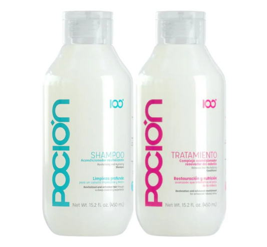 La Pocion Shampoo capilar y La Pocion Tratamiento para el cabello (2 pack)