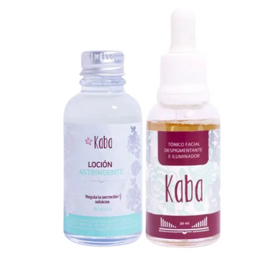 Kaba Tonico Facial despigmentante y Kaba locion astringente (2 pack)