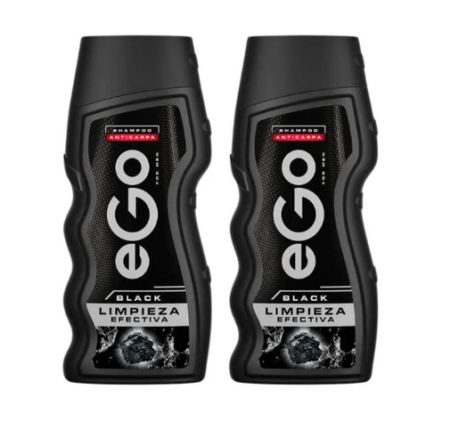 EGO Shampoo Black Limpieza efectiva para hombres 400 ml