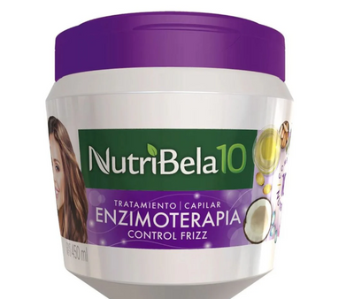 Nutribela 10 tratamiento Enzimoterapia 450ml (16.8 Fl Oz)