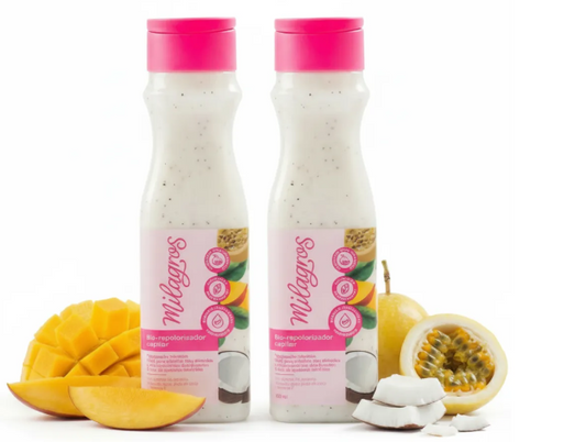 Milagros Tratamiento Biorepolarizador ideal para cabellos muy danados y estancados por decoloracion 450ml (2 pack)