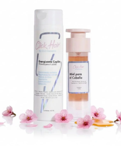Click Hair Miel para el cabello y Energizante Capilar (2 Pack)