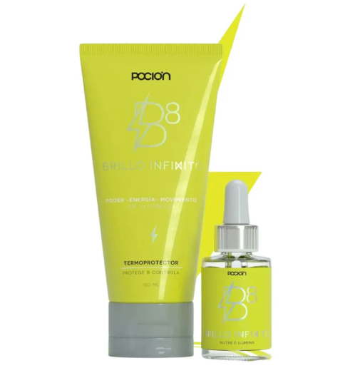La Pocion Termoprotector B8 y La Pocion Oleo Capilar B8 (2 Pack)
