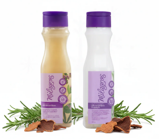Milagros Shampo UltraNutritivo y Acondicionador Ultra Nutritivo Premium (2 Pack)