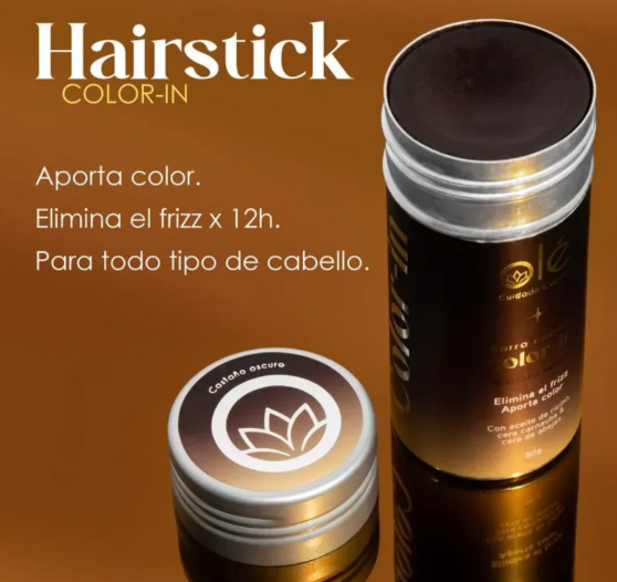 Ole Capilar Hair stick capilar cera en barra fijadora Con Color 50g