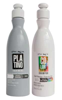 Prokpil Tratamiento Platino y Prokpil Shampoo Color Care 300mL (2 Pack) Fulfillment
