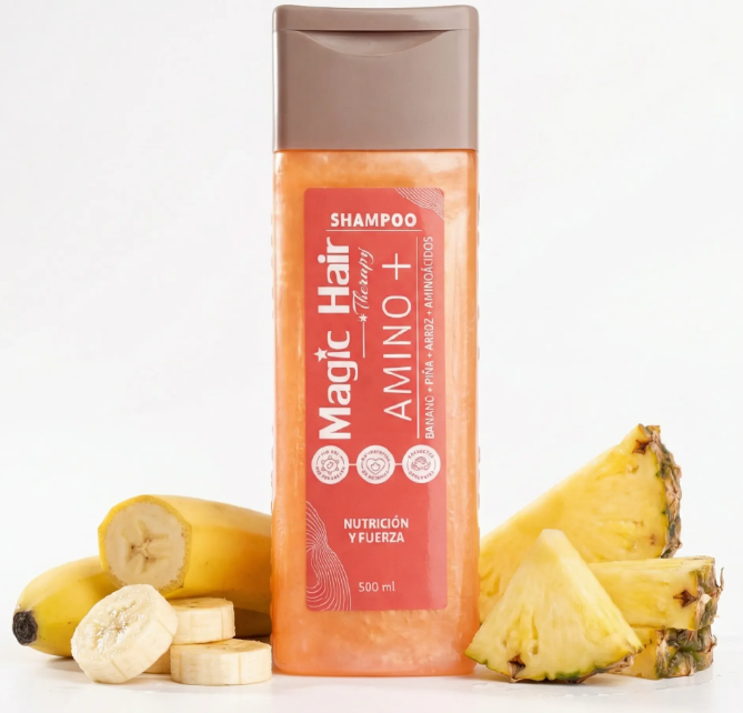 Magic Hair Shampoo para la Caida del Cabello Amino+ Nueva Formula 500ml