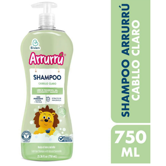 ARRURRU Shampoo Bebe CABELLO CLARO (750 ml)