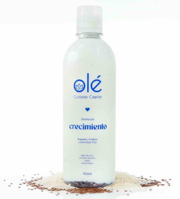Ole Capilar Shampo revitalizante de arroz y linaza 500ml