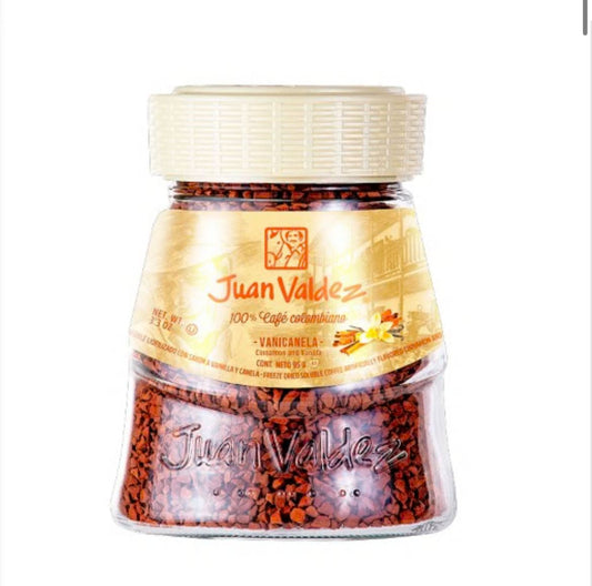 Cafe Juan Valdez Soluble Liofilizado de Vainilla Canela 95 gr (1 pack)