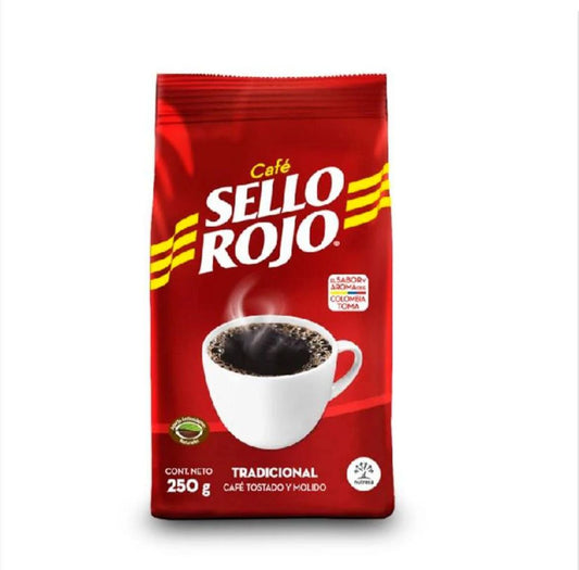 Sello rojo cafe tradicional fuerte x250gr