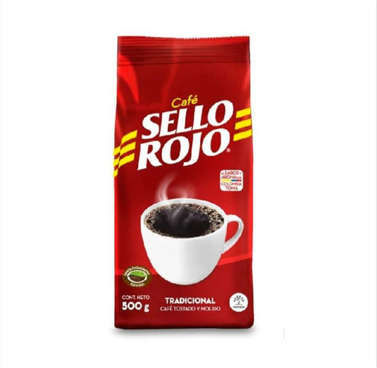 Sello rojo cafe tradicional fuerte bolsa x500gr