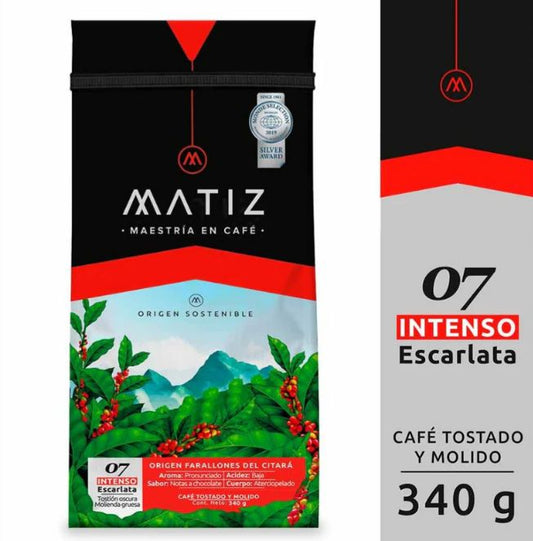Cafe Matiz Molido y Tostado Intenso Escarlata 340gr