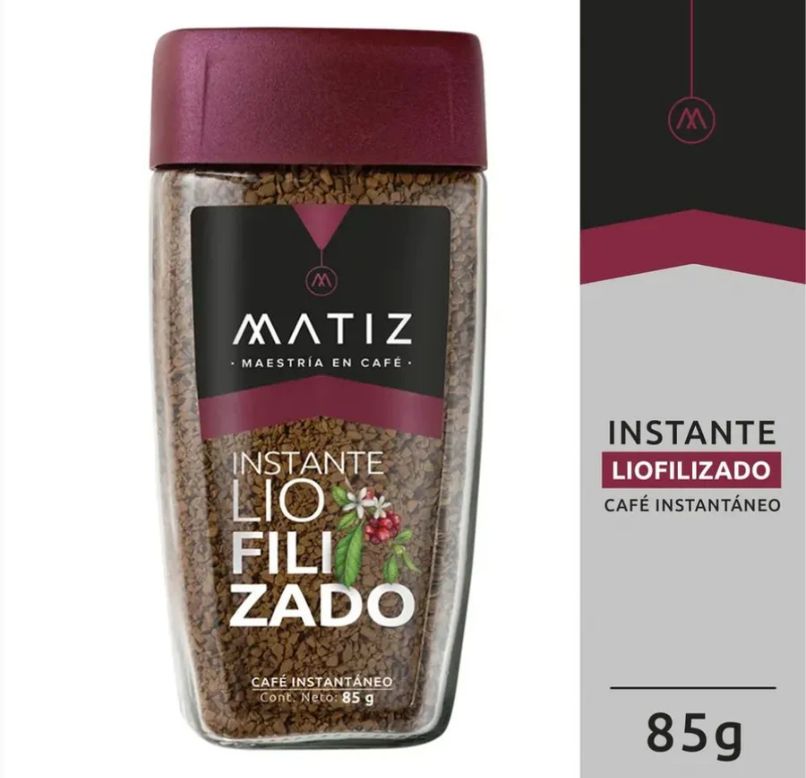Matiz cafe liofilizado premiun x85gr